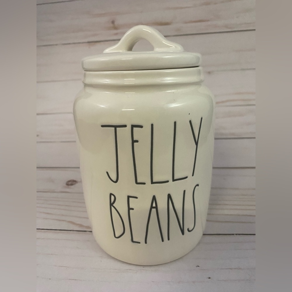 Rae Dunn JELLY BEANS Easter Spring Canister 6”